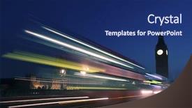  Presentation with ben franklyn tax - Cool new PPT theme with city scapes street lights - night silhouette of big ben backdrop and a navy blue colored foreground