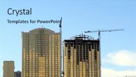  Presentation with las vegas - Colorful presentation enhanced with city tavern - high rise buildings las vegas backdrop and a  colored foreground