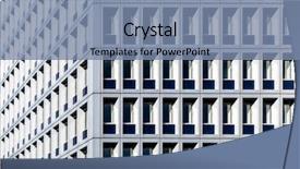  Presentation with architecture city - Theme having city universal modern architecture building background and a seafoam green colored foreground