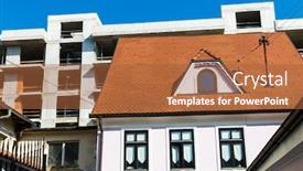  Presentation with destination - Presentation design consisting of city-view-of-maribor-marburg background and a red colored foreground