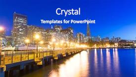  Presentation with pier at sunset - Audience pleasing theme consisting of city water - san francisco pier 7 sunset backdrop and a  colored foreground