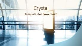  Presentation with skyline - Slide set having cityscape and skyline of modern background and a  colored foreground