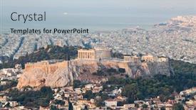  Presentation with early childhood development - PPT layouts having cityscape-of-athens-in-early background and a light blue colored foreground