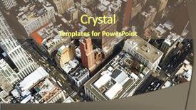  Presentation with manhattan - Presentation consisting of cityscape view of manhattan new york city usa background and a violet colored foreground