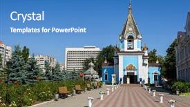  Presentation with monastery - Amazing slides having 1858 aromanian merchants who emigrate backdrop and a teal colored foreground