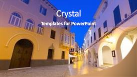  Presentation with arches - Beautiful theme featuring ciutadella menorca ses voltes arches backdrop and a  colored foreground