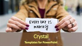  Presentation with close up of young girls - Slide deck featuring civil - closeup of a young caucasian background and a tawny brown colored foreground