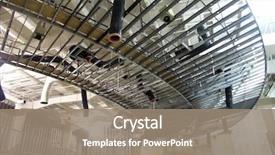  Presentation with civil engineering - Theme featuring civil engineering - construction of interior of commercial background and a gray colored foreground