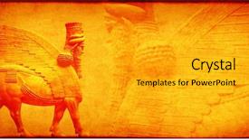  Presentation with texture - Audience pleasing PPT layouts consisting of civil protection - grunge background with paper texture backdrop and a gold colored foreground