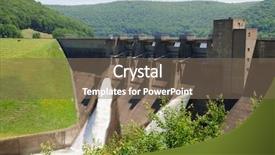  Presentation with dam - Colorful slide set enhanced with civil register - kinzua dam backdrop and a violet colored foreground