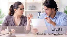  Presentation with registration - Cool new slides with civil registration - young family in marriage divorce backdrop and a lemonade colored foreground
