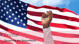  Presentation with american equality - PPT layouts having civil-rights-equality-and-power background and a coral colored foreground