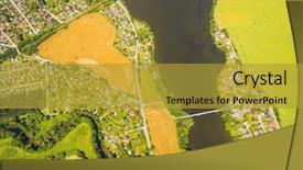  Presentation with civilization - Amazing slide deck having civil society - urban landscape with river civilization backdrop and a gold colored foreground