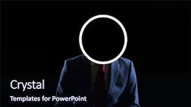  Presentation with anonymous - Presentation theme with civil technology - anonymous business man background and a wine colored foreground