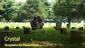  Presentation with civil war - Slides featuring civil war's stones river background and a tawny brown colored foreground