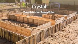  Presentation with house foundation - Cool new presentation with clapboards for concrete foundation backdrop and a coral colored foreground