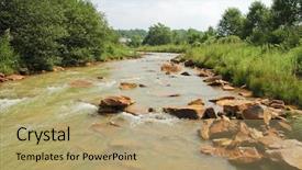  Presentation with flood - Beautiful slides featuring clara barton - johnstown flood site and stream backdrop and a coral colored foreground