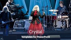  Presentation with music band - Theme consisting of clark-nj-sept-17-singer background and a ocean colored foreground