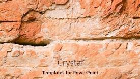  Presentation with cliff - Colorful PPT theme enhanced with clarno-palisades-rock-cliff backdrop and a coral colored foreground