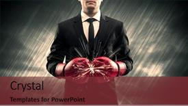  Presentation with sparkle - Audience pleasing PPT layouts consisting of clashes - elegant businessman dressed in suit backdrop and a tawny brown colored foreground