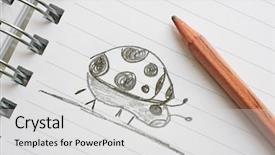  Presentation with spiral notebook - Audience pleasing presentation consisting of  backdrop and a  colored foreground