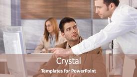  Presentation with further - Beautiful PPT theme featuring class participation - young handsome man participating backdrop and a coral colored foreground