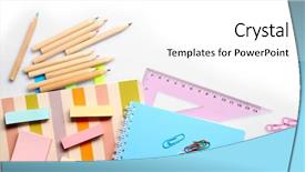  Presentation with set of sauces in white - Slide deck enhanced with group class picture composite - set of stationery isolated background and a white colored foreground