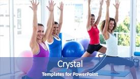  Presentation with women warrior - Audience pleasing PPT layouts consisting of class raise hands - portrait of cheerful women doing backdrop and a  colored foreground