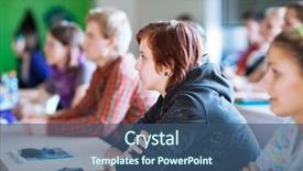  Presentation with color full - Slides with class shallow dof color background and a ocean colored foreground