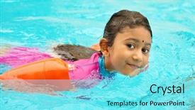  Presentation with class - Presentation having class with float bands indian background and a arctic colored foreground