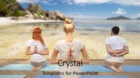  Presentation with prayer - Audience pleasing slide deck consisting of classe inverse - fitness sport yoga and healthy backdrop and a  colored foreground