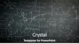  Presentation with classic - Theme with classic chalkboard with math sign background and a dark gray colored foreground