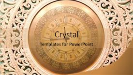  Presentation with pointer - Amazing presentation having classic clock with moving pointer backdrop and a  colored foreground