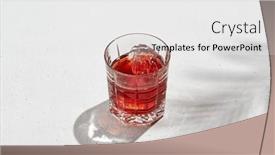  Presentation with alcohol white - Presentation theme having classic-cocktail-negroni-on-white background and a white colored foreground