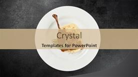  Presentation with minimal - PPT layouts consisting of classic-dish-french-cuisine-roasted background and a  colored foreground