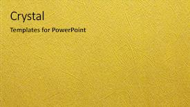  Presentation with happy birthday gold - Audience pleasing PPT theme consisting of classic happy birthday - gold gift wrapping paper backdrop and a yellow colored foreground