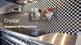  Presentation with apartments - Slide set with classic house - tower luxury residential apartments detail background and a gray colored foreground