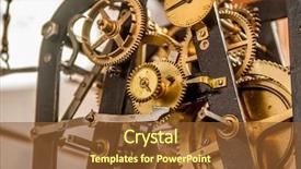  Presentation with mechanisms art mechanism clockwork - Colorful slide deck enhanced with classic industrial age - analog clockwork gear mechanism backdrop and a tawny brown colored foreground