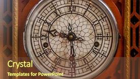  Presentation with mechanism - Audience pleasing PPT layouts consisting of classic industrial age - analog clockwork gear mechanism backdrop and a tawny brown colored foreground