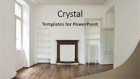  Presentation with traditional games - Presentation theme with classic old house - empty traditional home background and a light gray colored foreground