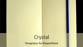  Presentation with classic book - Presentation having classic opened moleskine note book background and a soft green colored foreground