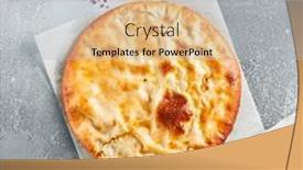  Presentation with meat - Slide set featuring classic-ossetian-pie-with-minced background and a light gray colored foreground