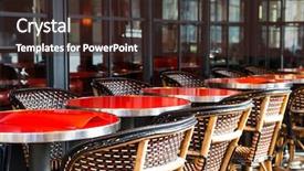  Presentation with paris france - Amazing slides having classic restaurant - street view of a coffee backdrop and a wine colored foreground
