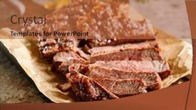  Presentation with chilli - Colorful theme enhanced with classic-ribeye-steak-served backdrop and a red colored foreground