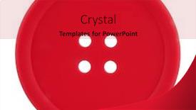  Presentation with classic - Slide deck with classic-round-red-button background and a crimson colored foreground