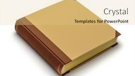  Presentation with album - Slide set consisting of classic-wedding-photo-album-closed background and a lemonade colored foreground