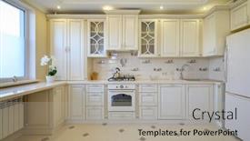  Presentation with classic - Slide deck featuring classic-white-and-beige background and a light gray colored foreground