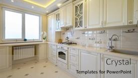  Presentation with classic - PPT layouts with classic-white-and-beige background and a light gray colored foreground