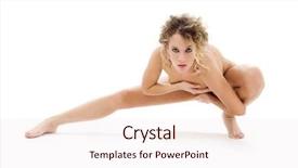  Presentation with classical - Cool new presentation design with classical artistic nudity style picture backdrop and a sky blue colored foreground