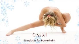  Presentation with colorful impressionist style artistic color - Slides consisting of classical artistic nudity style picture background and a  colored foreground